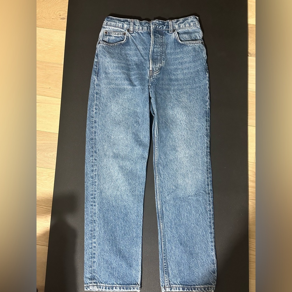 Reformation Cynthia High Rise Cropped Jeans